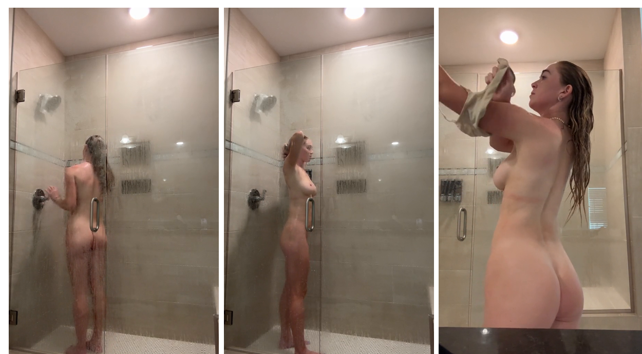 Grace Charis Nude Shower Video