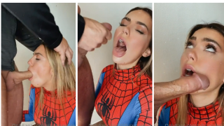 Olivia Mae Spider Girl Deepthroat Video