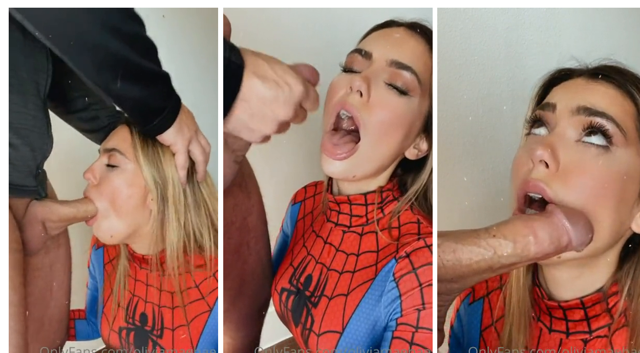 Olivia Mae Spider Girl Deepthroat Video