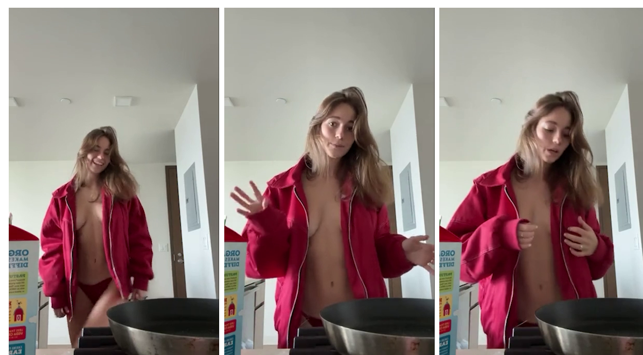 Anna Malygon / Maligoshik In Kitchen Video