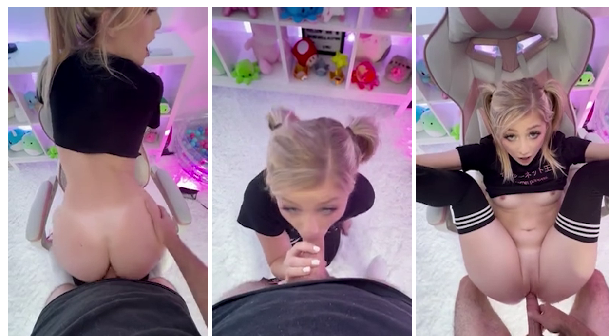 Bella Lynn Streamer Fucked On Gaming Chair Video