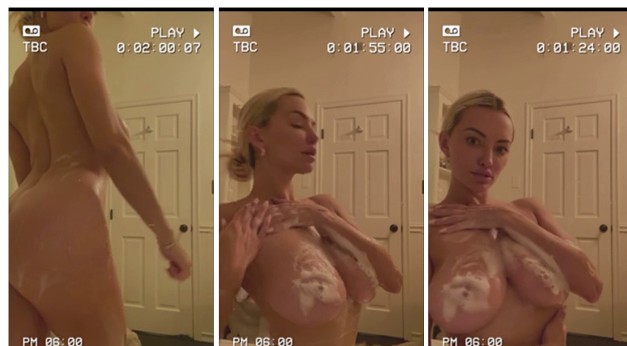 Lindsey Pelas Full Naked Shower Hot Video