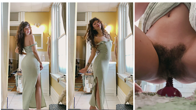 Lilgigibelle Fuckmachine Drilling Her Hairy Cunt Onlyfans