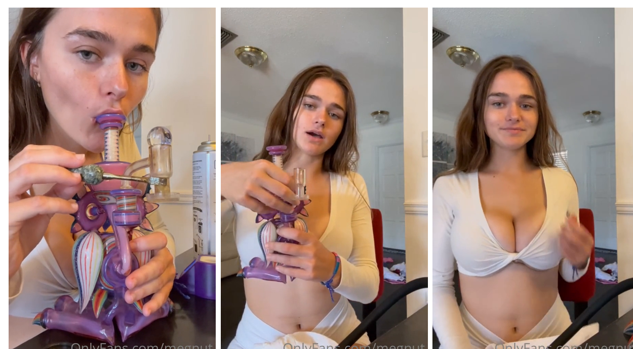 Megnutt02 Smoking Dabs Video