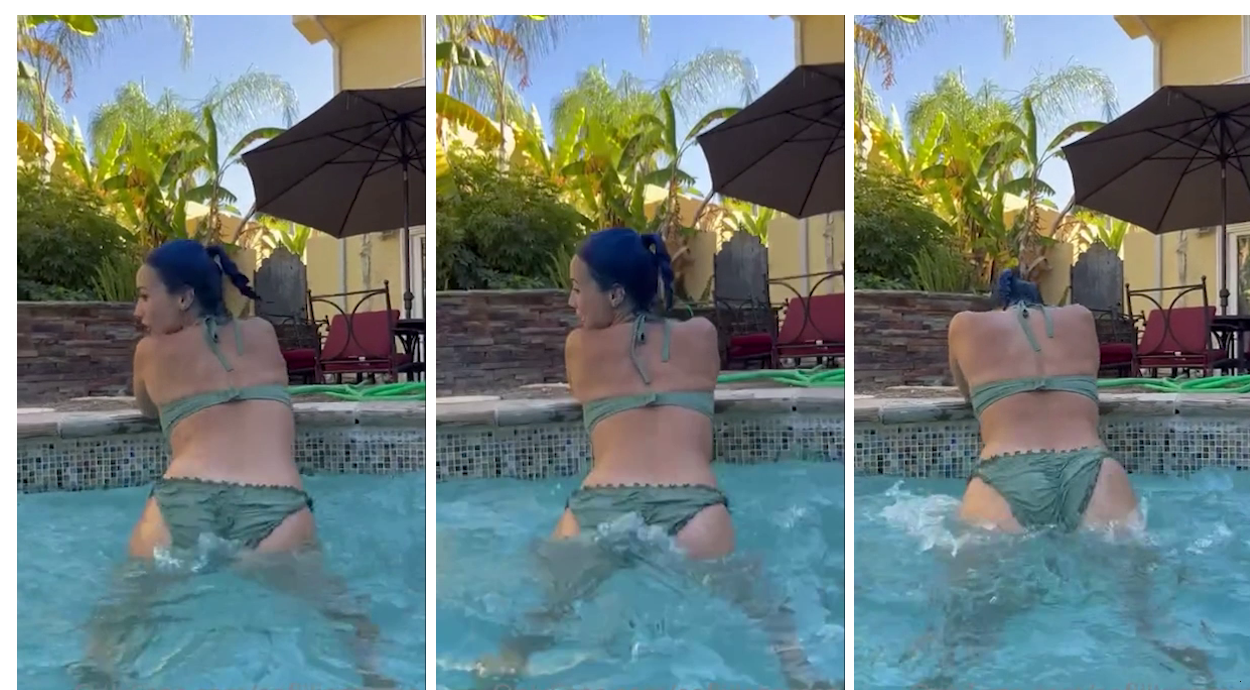 Sofia Gomez Twerking In Pool