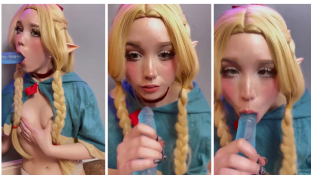 Toothlessteddie AKA Ikunzite Hot Elfe Cosplay Pussy Play And Dildo Suck