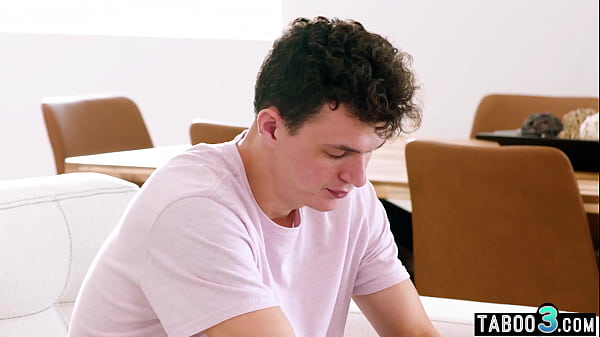 Red BBW MILF stepmother Lauren Phillips serving her stepsons perv wishes