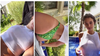 Anna Malygon / Maligoshik In Pool Video Full
