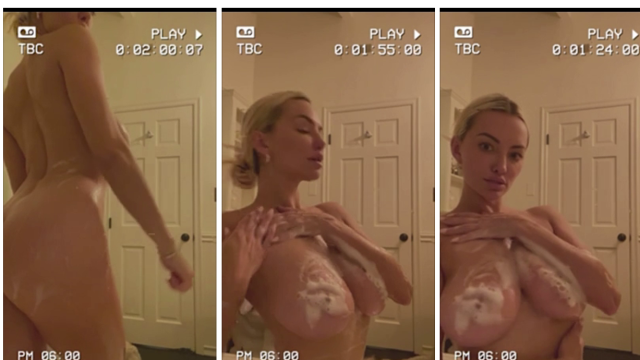 Lindsey Pelas Full Naked Shower Hot Video