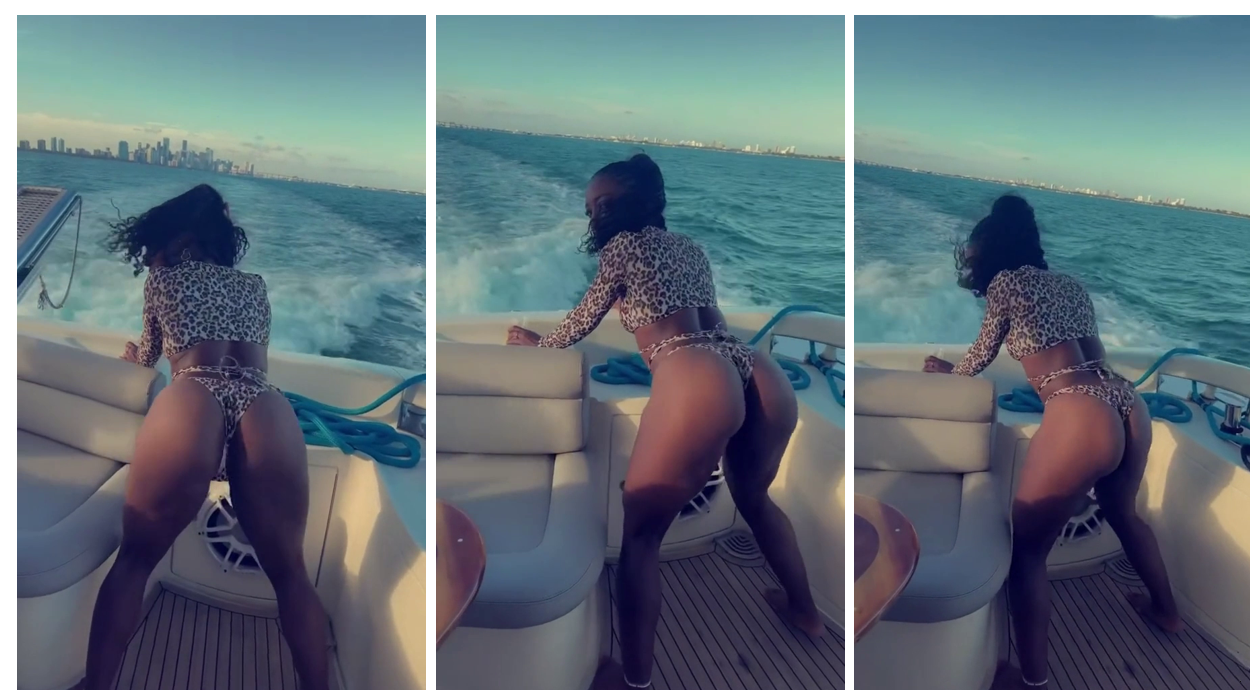Sachia Vickery Show Big Ass On Boat Onlyfans Video