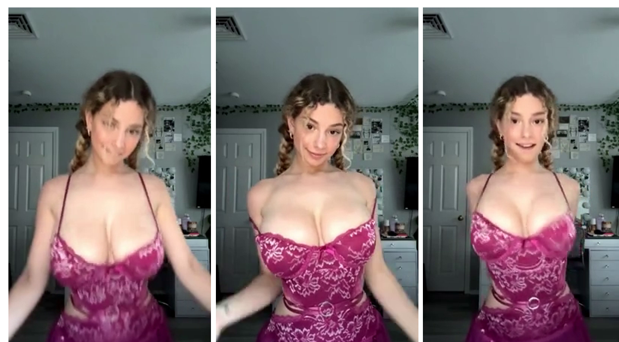 Kira Pregiato Sexy Dress Big Tits Bouncing Onlyfans